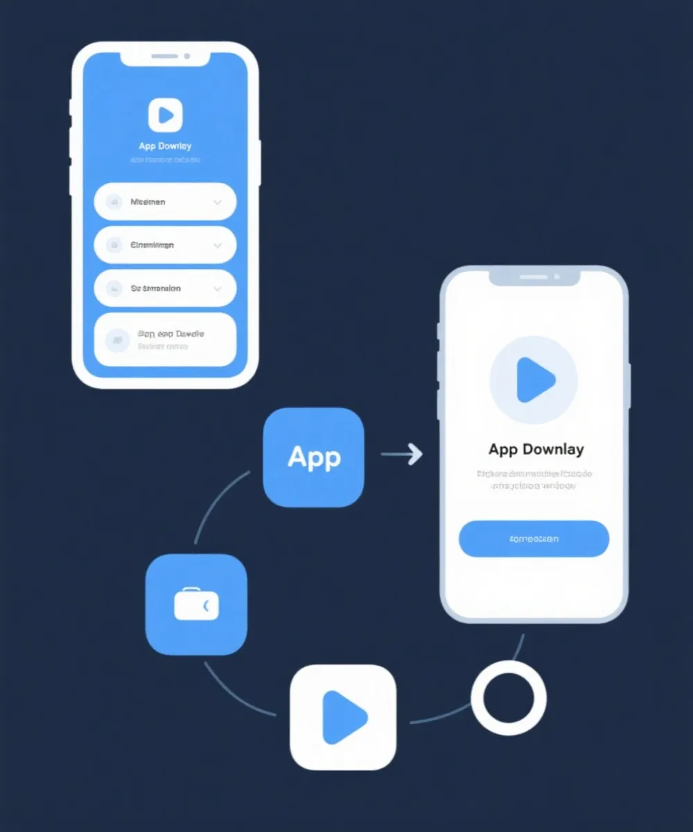 移动端官方下载安装流程示意